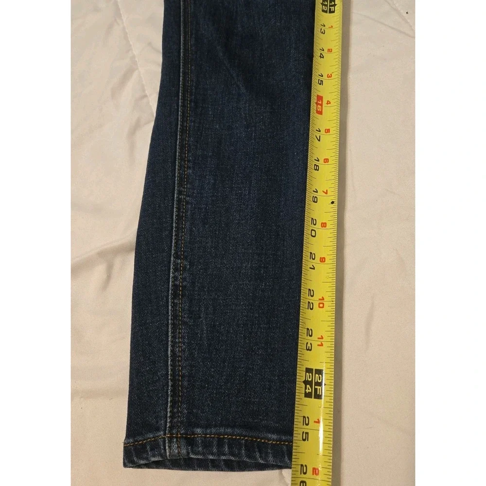 Free People Women's High Rise Skinny Jeans Button Fly Stretch Size 27